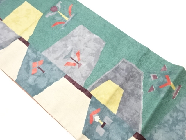 JAPANESE FUKURO OBI / GEOMETRIC